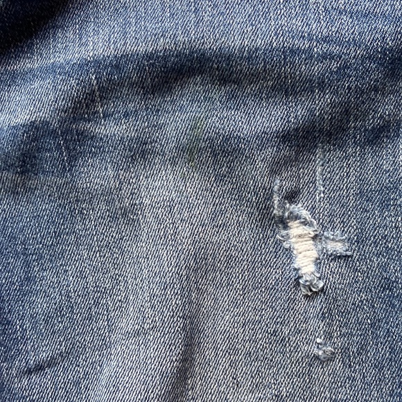 American Eagle Low Rise Slim Bootcut SZ 8 Long Stretch Dark Wash, 2010 Cool EUC - Picture 6 of 14